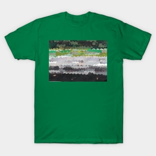 Aromantic Flag Collage T-Shirt